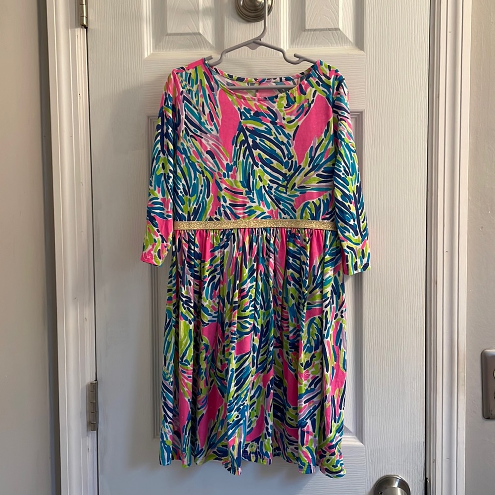 Girls Lilly Pulitzer dress, size L (8-10)